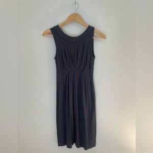 Banana republic midi petite OP dress. Grey